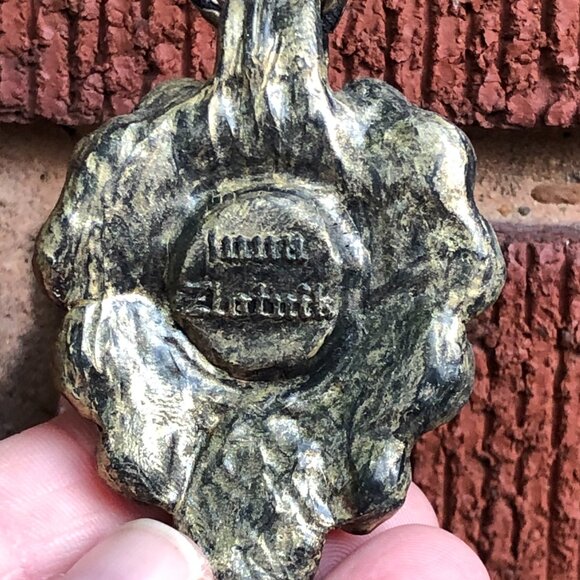 NECKLACE Sodalite And Lapis Lazuli Flower Pendant Handmade/Signed By Artisan - Picture 14 of 14